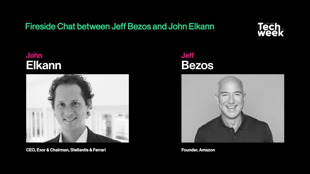 Jeff Bezos & John Elkann - Italian Tech Week 2025